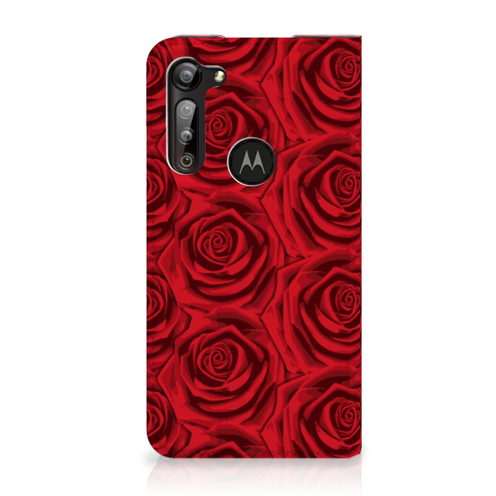 Motorola Moto G8 Power Smart Cover Red Roses