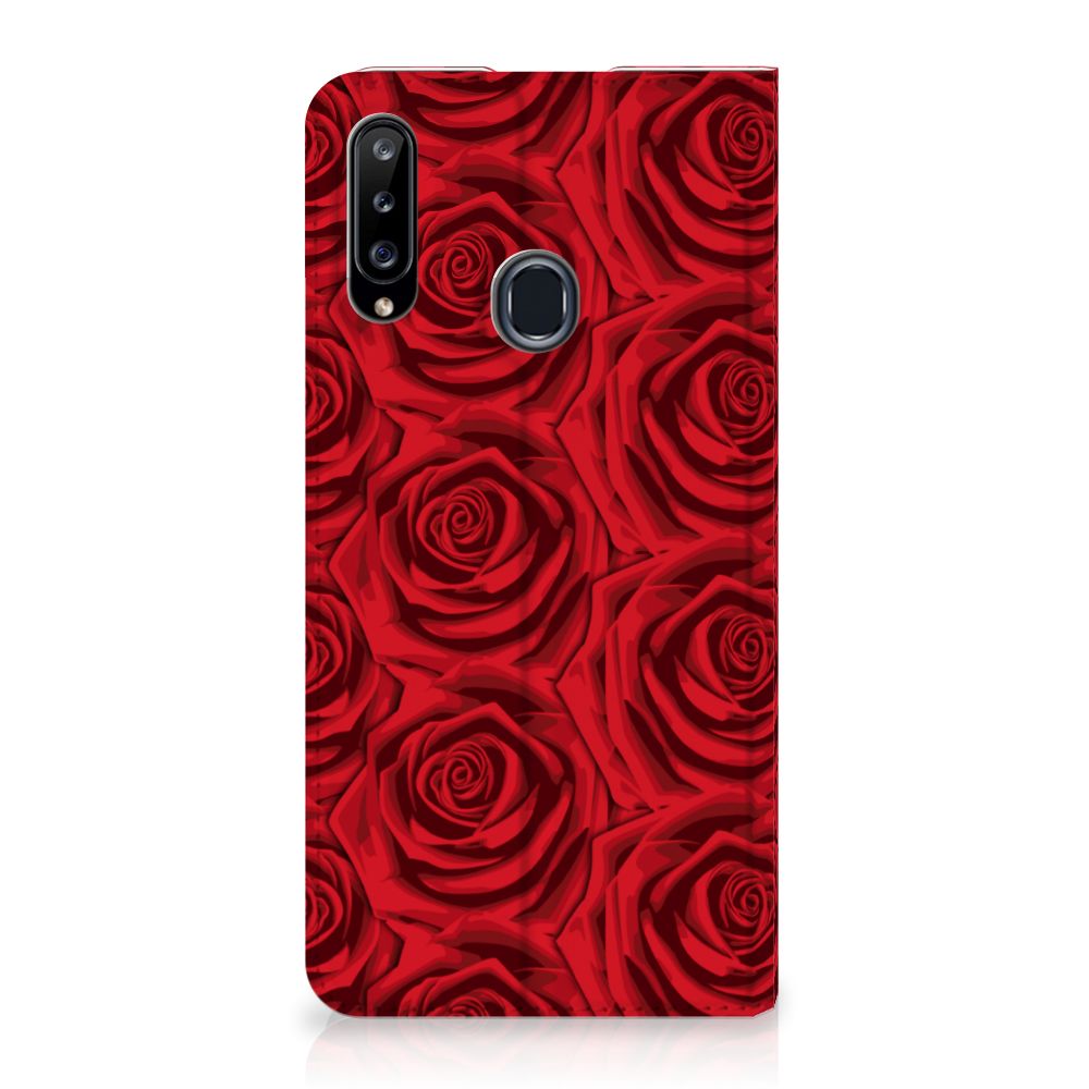 Samsung Galaxy A20s Smart Cover Red Roses