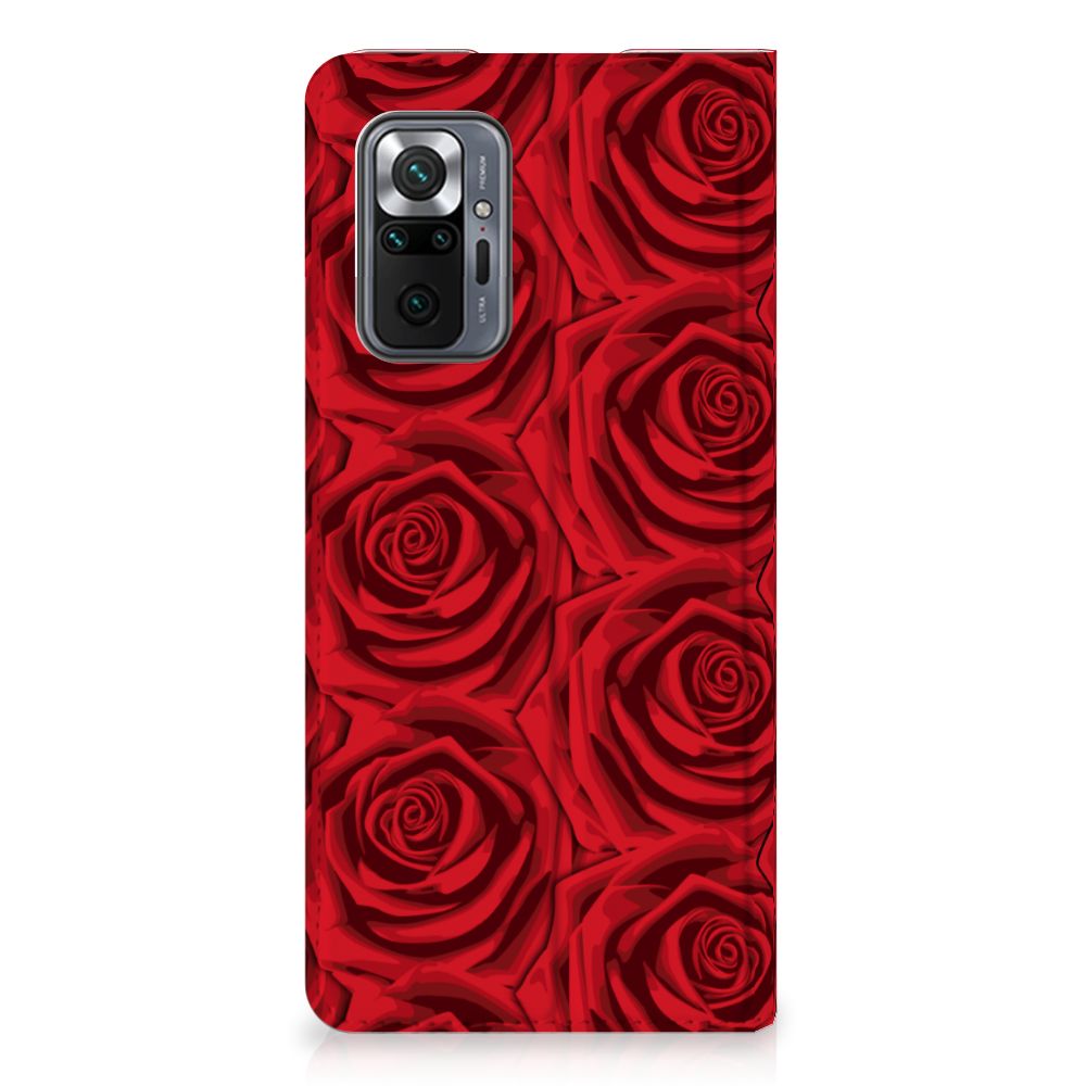 Xiaomi Redmi Note 10 Pro Smart Cover Red Roses