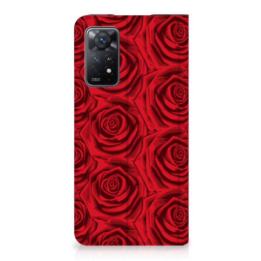 Xiaomi Redmi Note 11 Pro Smart Cover Red Roses