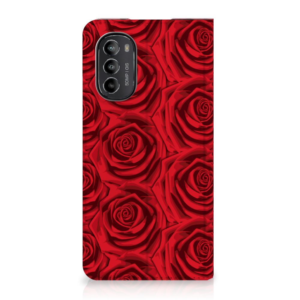 Motorola Moto G52 | Moto G82 Smart Cover Red Roses