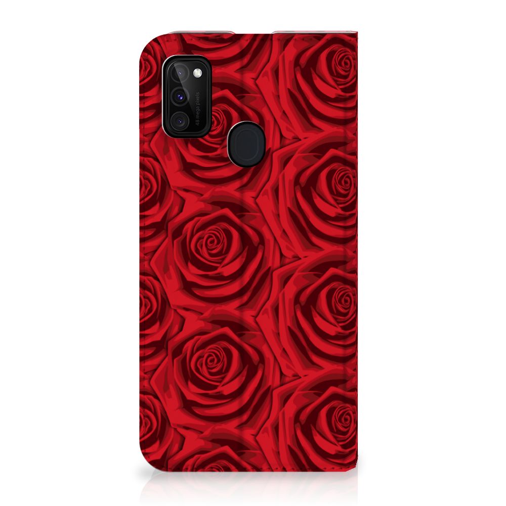 Samsung Galaxy M30s | M21 Smart Cover Red Roses