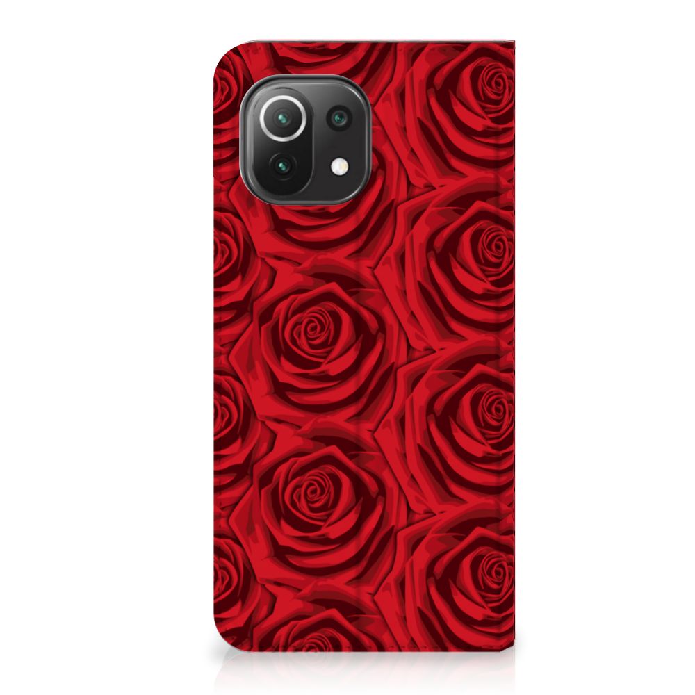 Xiaomi 11 Lite NE 5G | Mi 11 Lite Smart Cover Red Roses
