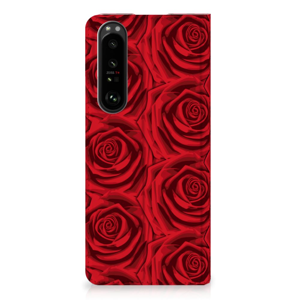 Sony Xperia 1 III Smart Cover Red Roses