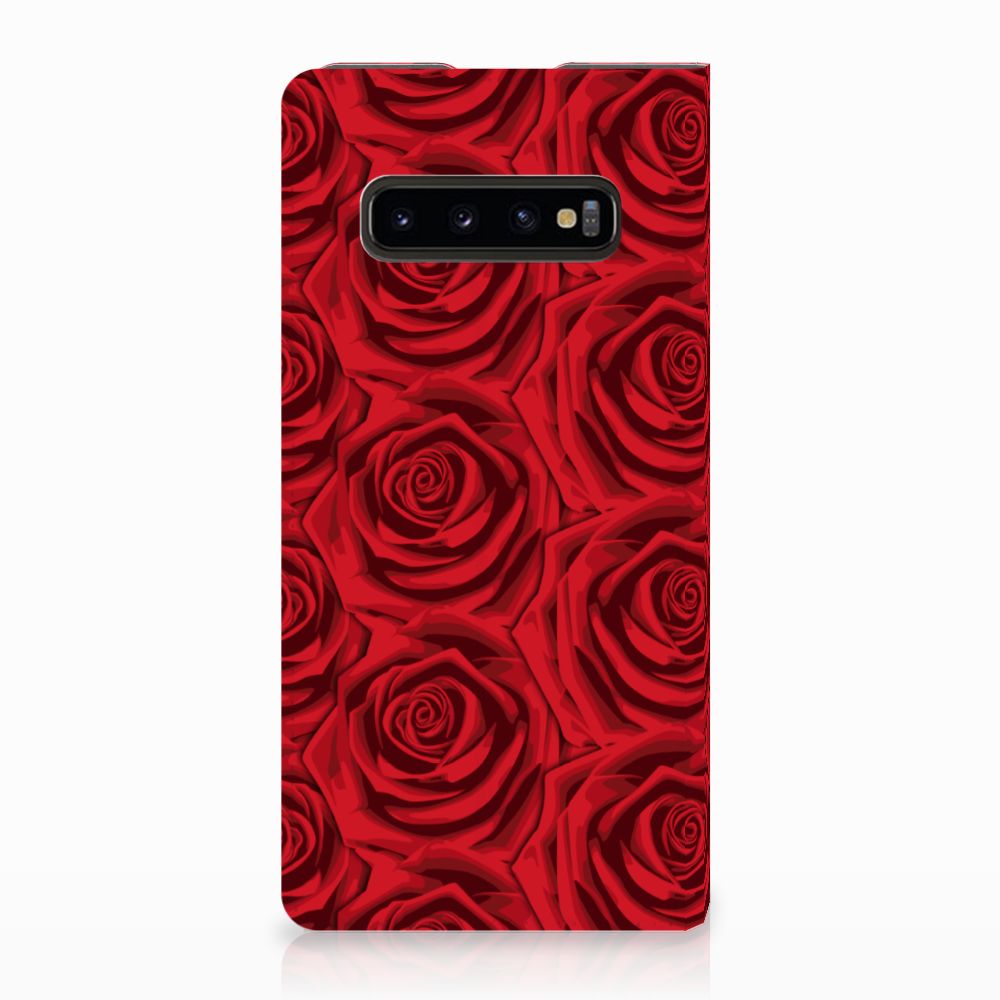 Samsung Galaxy S10 Plus Smart Cover Red Roses