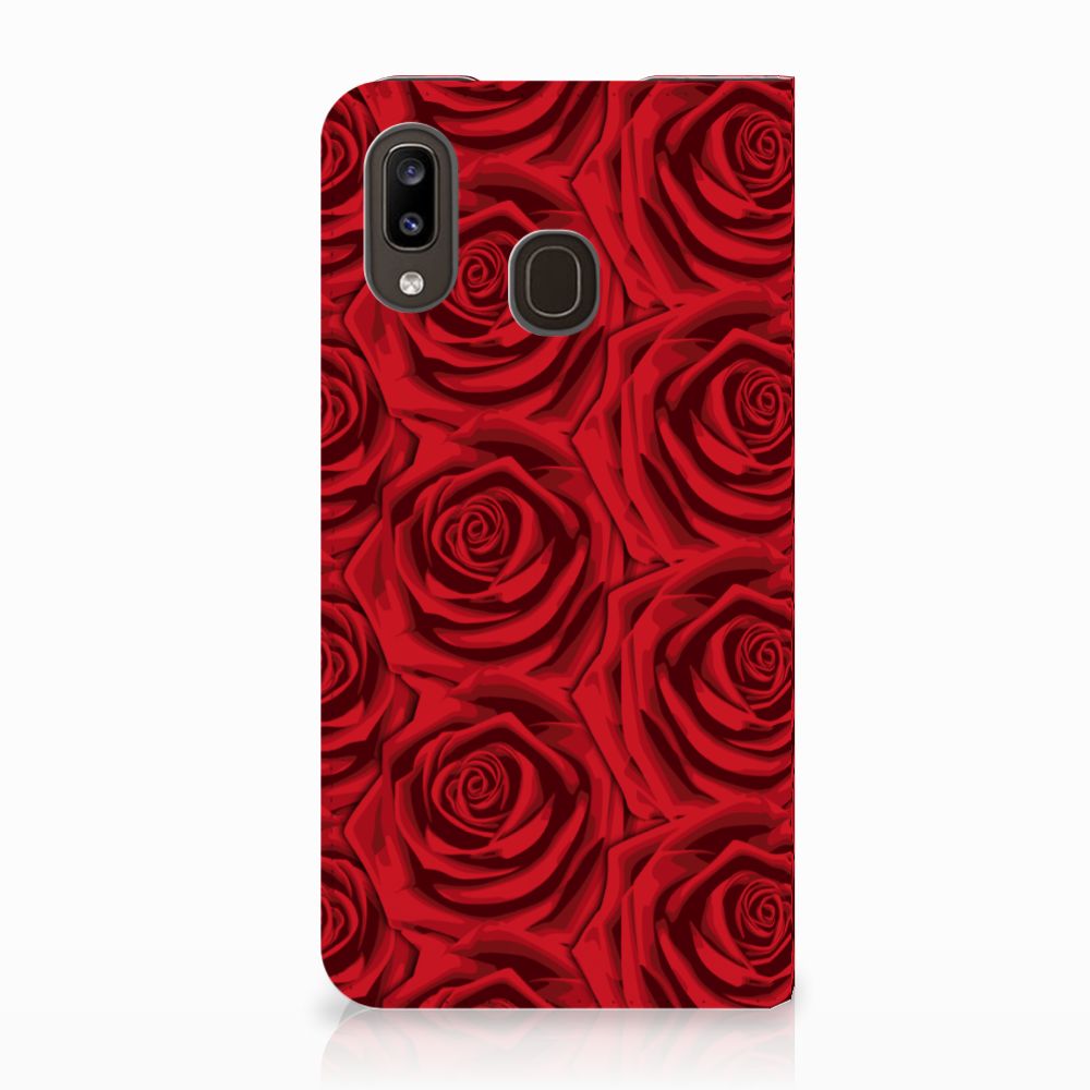 Samsung Galaxy A30 Smart Cover Red Roses