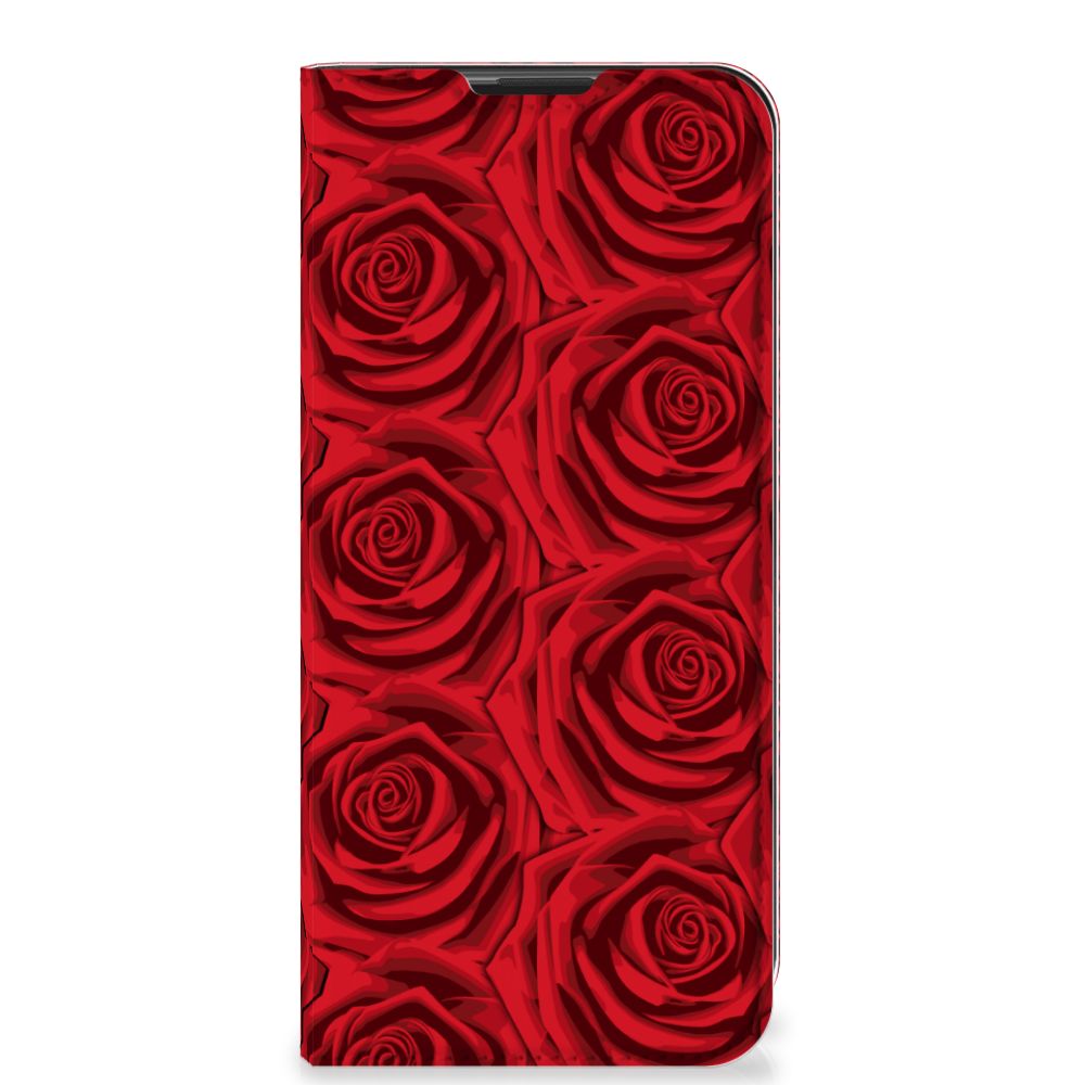 Motorola Moto G9 Play Smart Cover Red Roses