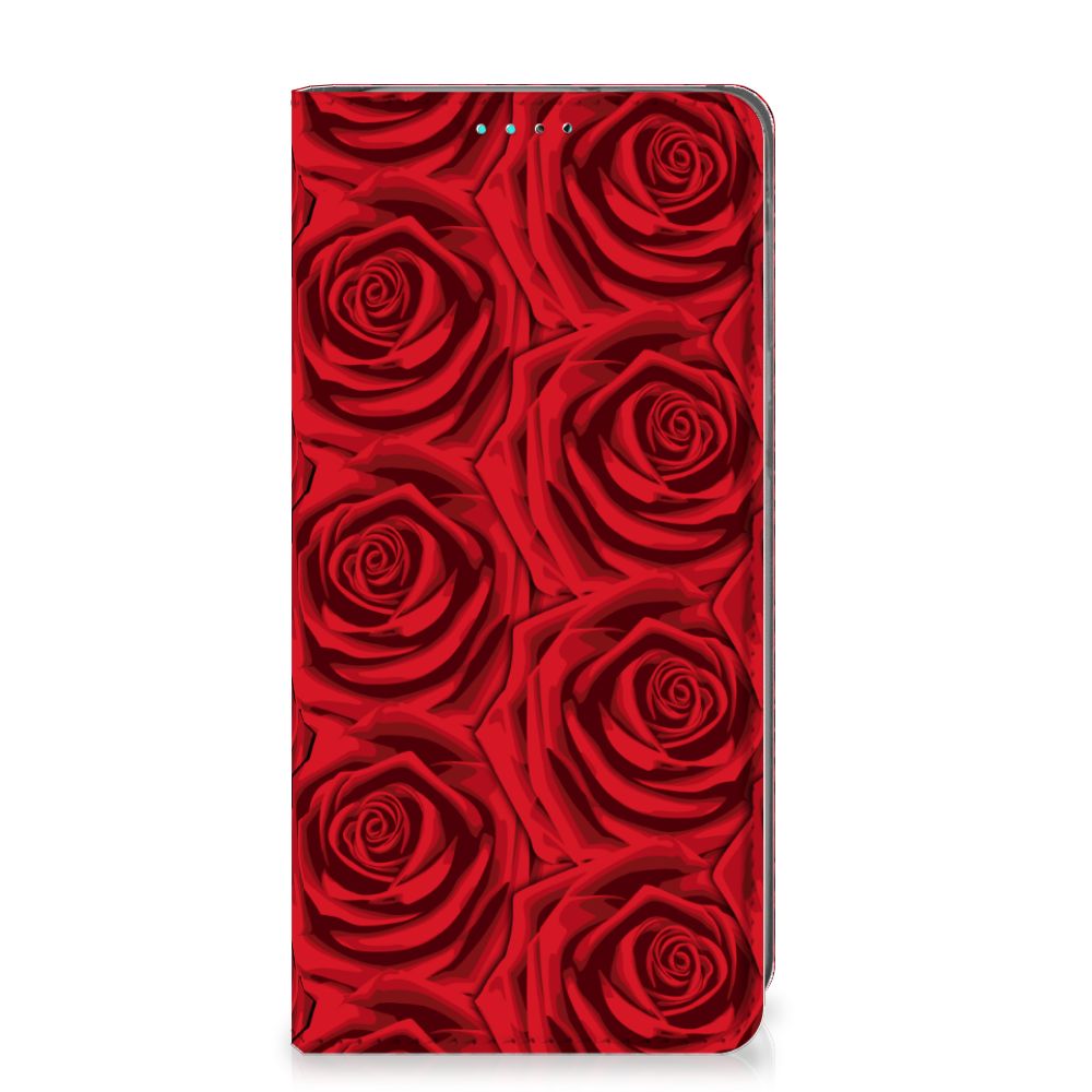 Samsung Galaxy A40 Smart Cover Red Roses