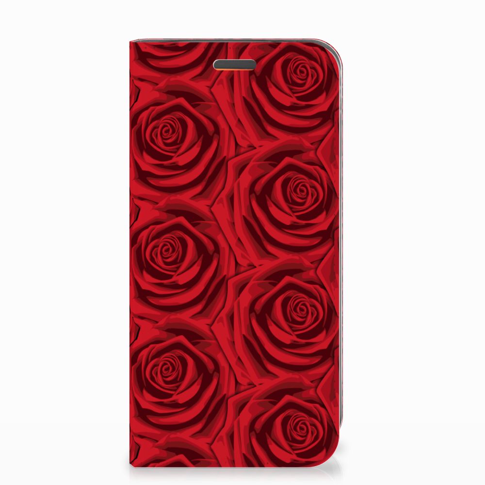 Motorola Moto E5 Play Smart Cover Red Roses
