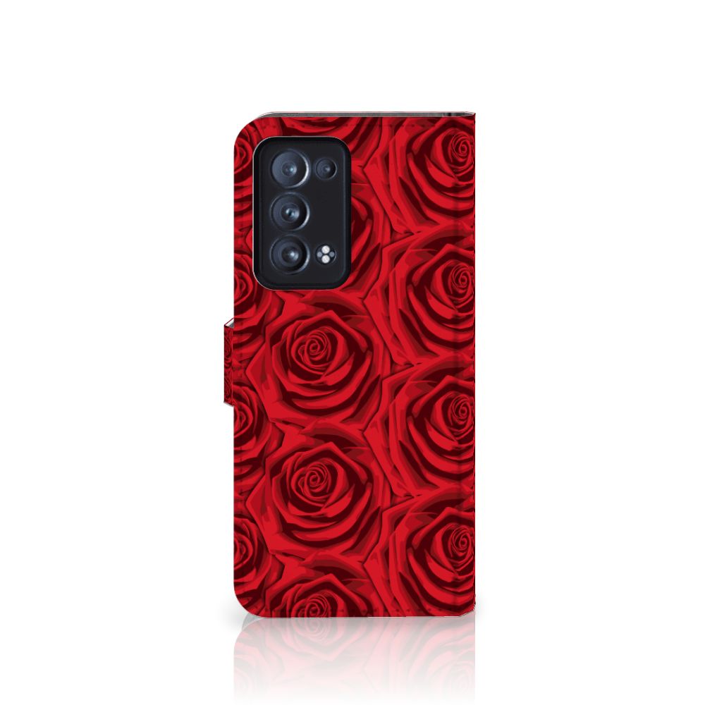 OPPO Reno 6 Pro Plus 5G Hoesje Red Roses