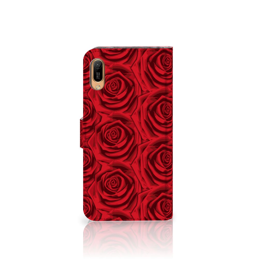 Huawei Y6 (2019) Hoesje Red Roses