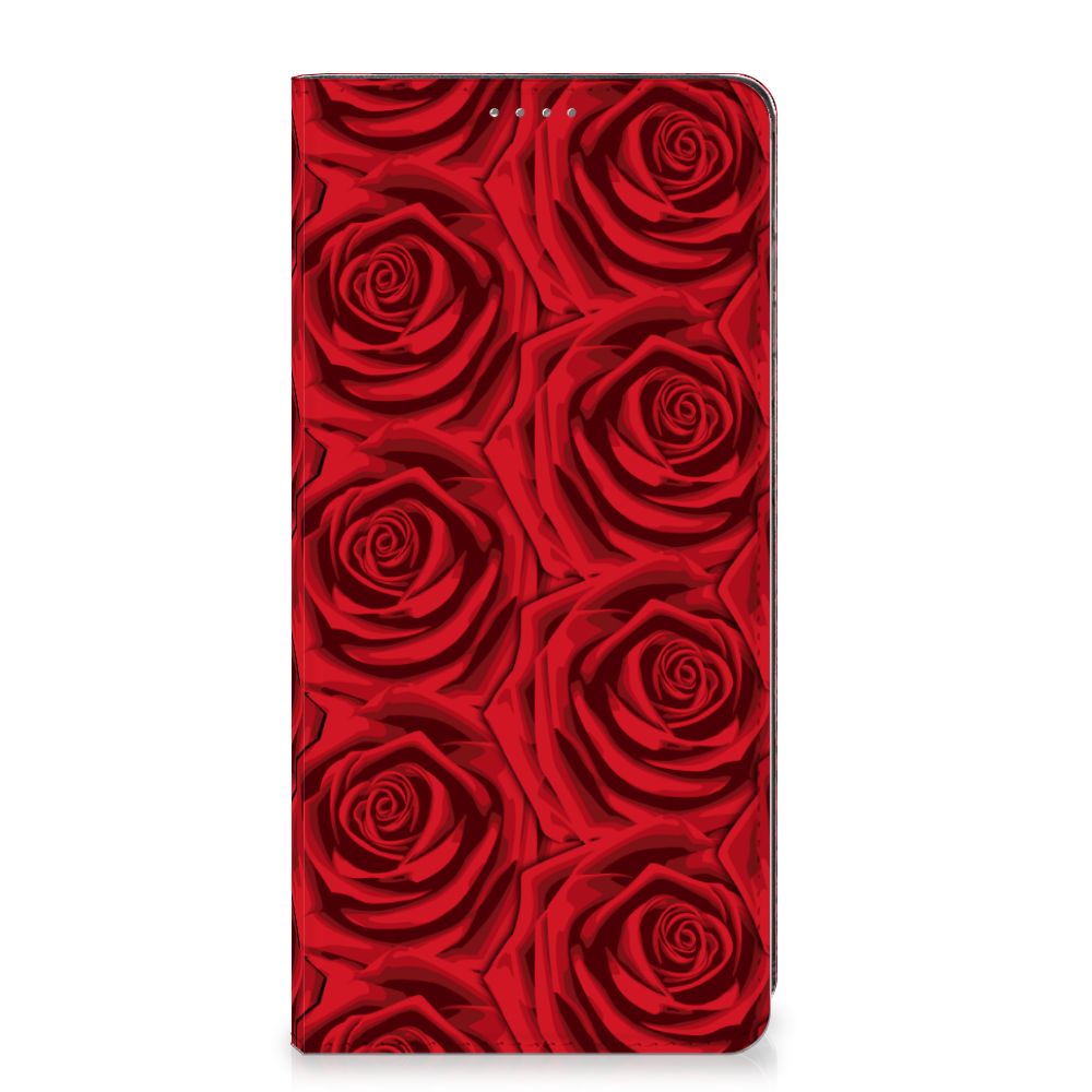 Samsung Galaxy A12 Smart Cover Red Roses