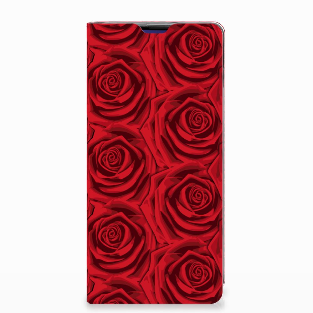 Samsung Galaxy S10 Plus Uniek Standcase Hoesje Red Roses