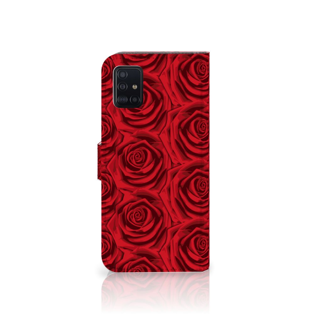 Samsung Galaxy A51 Hoesje Red Roses