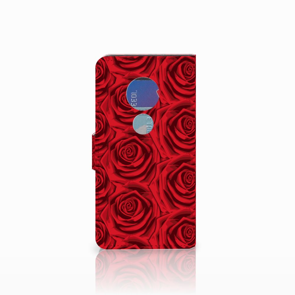 Motorola Moto G7 Play Hoesje Red Roses