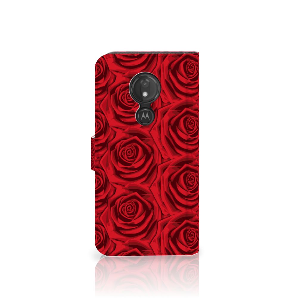 Motorola Moto G7 Power Hoesje Red Roses