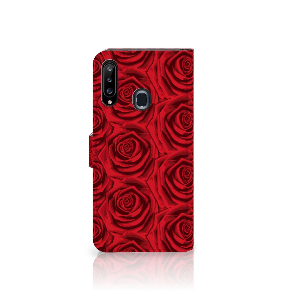 Samsung Galaxy A20s Hoesje Red Roses