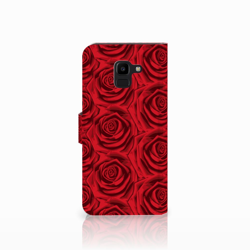 Samsung Galaxy J6 2018 Hoesje Red Roses