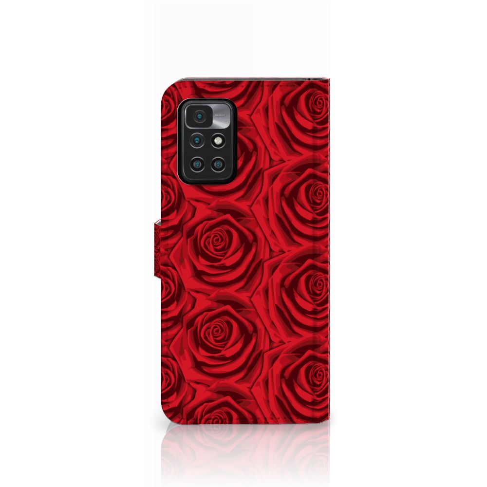 Xiaomi Redmi 10 Hoesje Red Roses