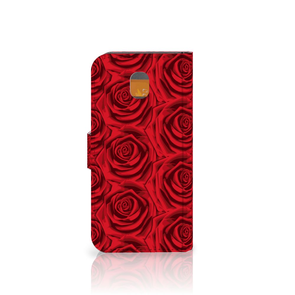 Samsung Galaxy J5 2017 Hoesje Red Roses