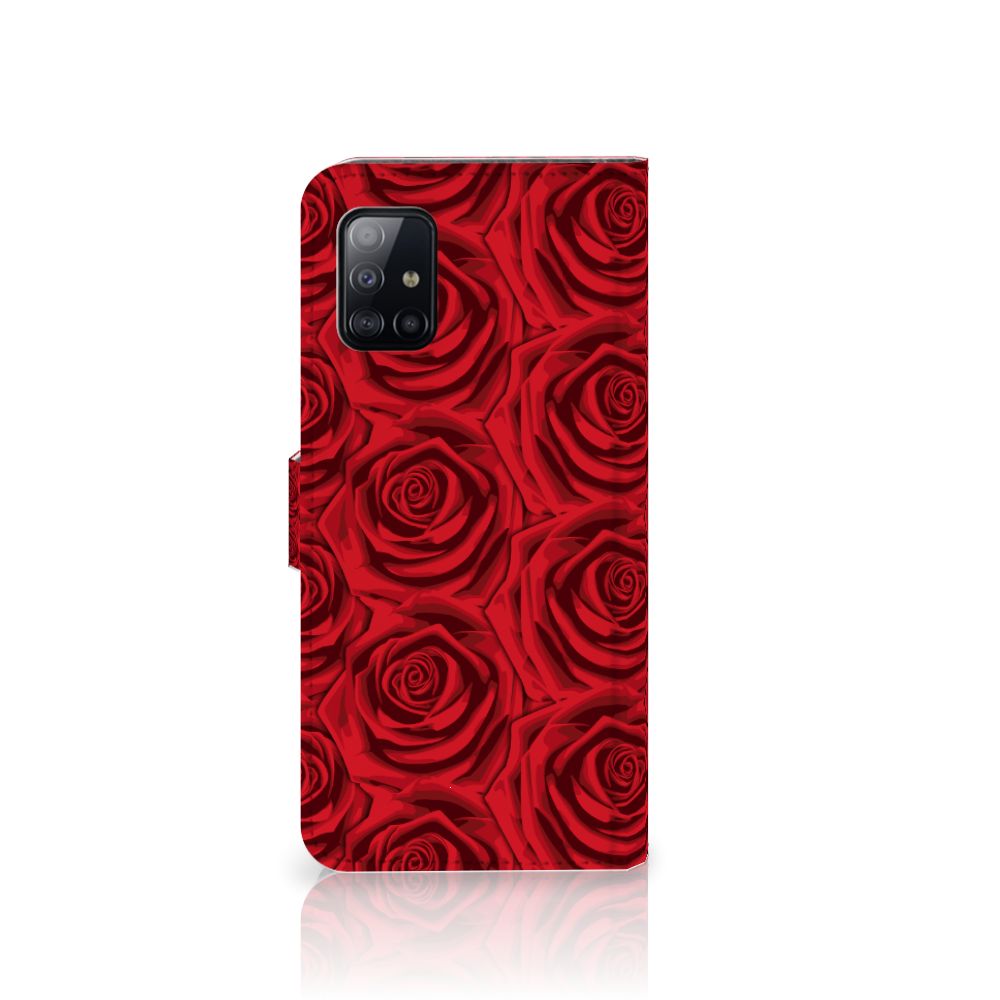 Samsung Galaxy A71 Hoesje Red Roses