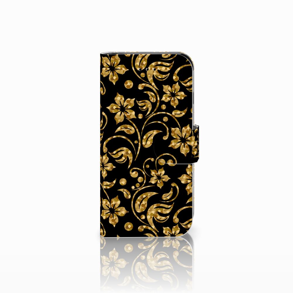 Apple iPhone 6 | 6s Hoesje Gouden Bloemen