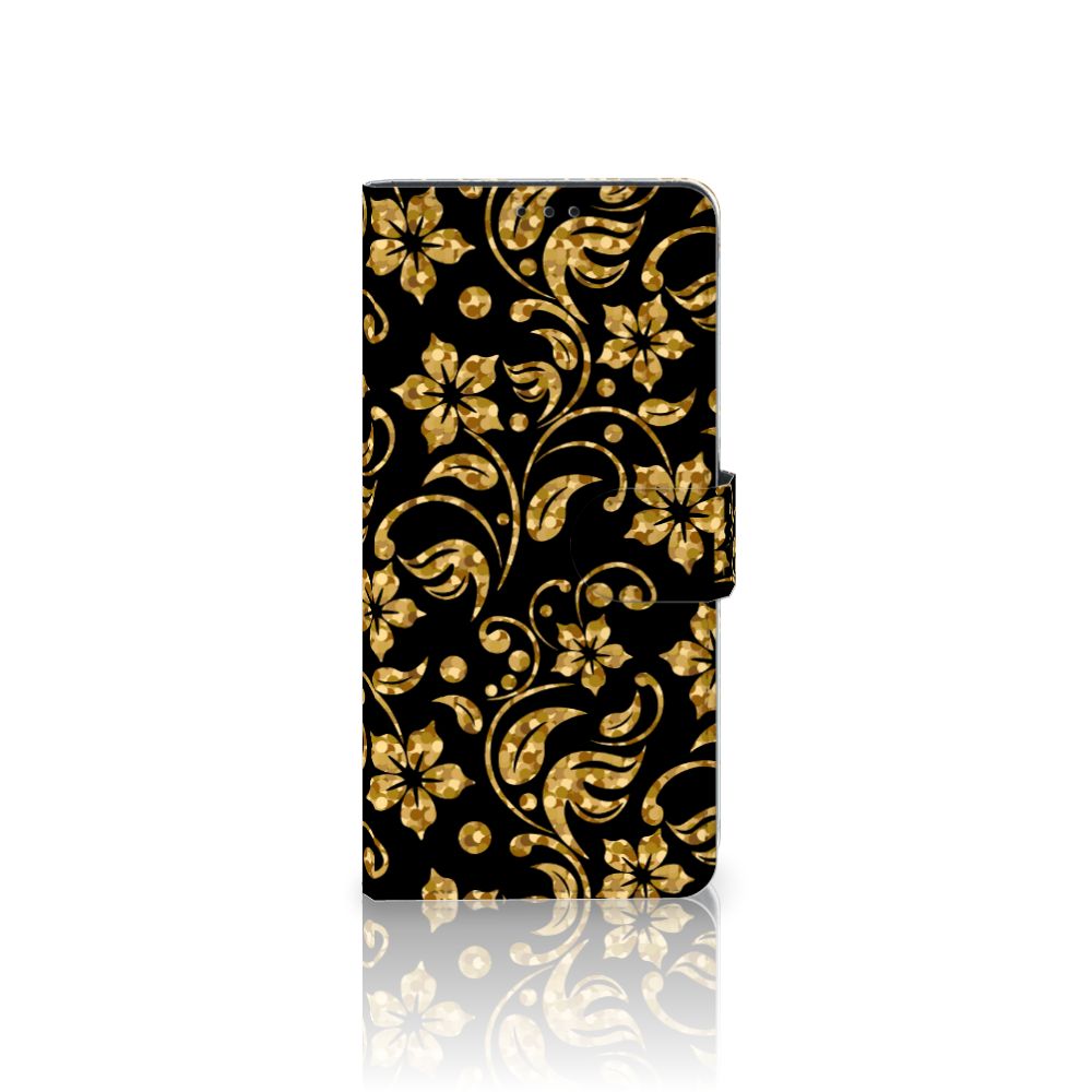 OnePlus 9 Pro Hoesje Gouden Bloemen