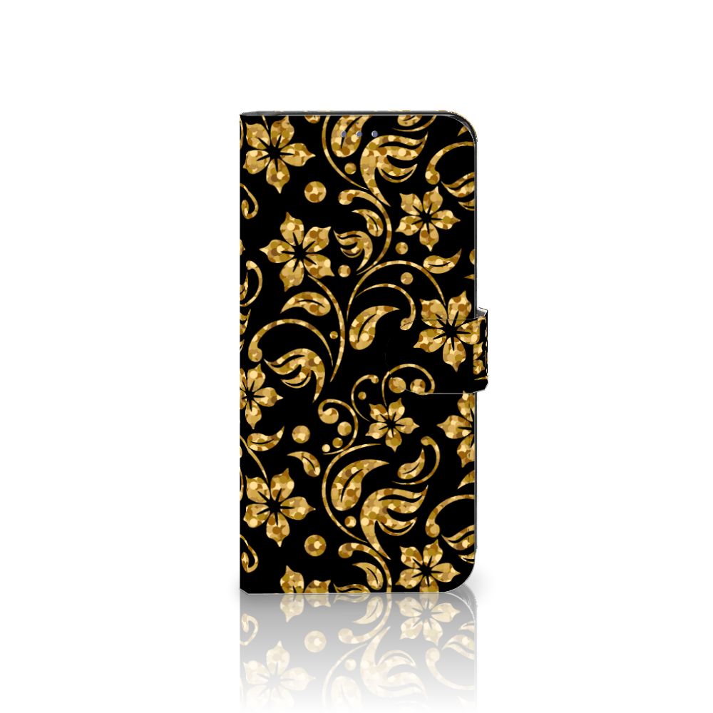 OnePlus 10 Pro Hoesje Gouden Bloemen