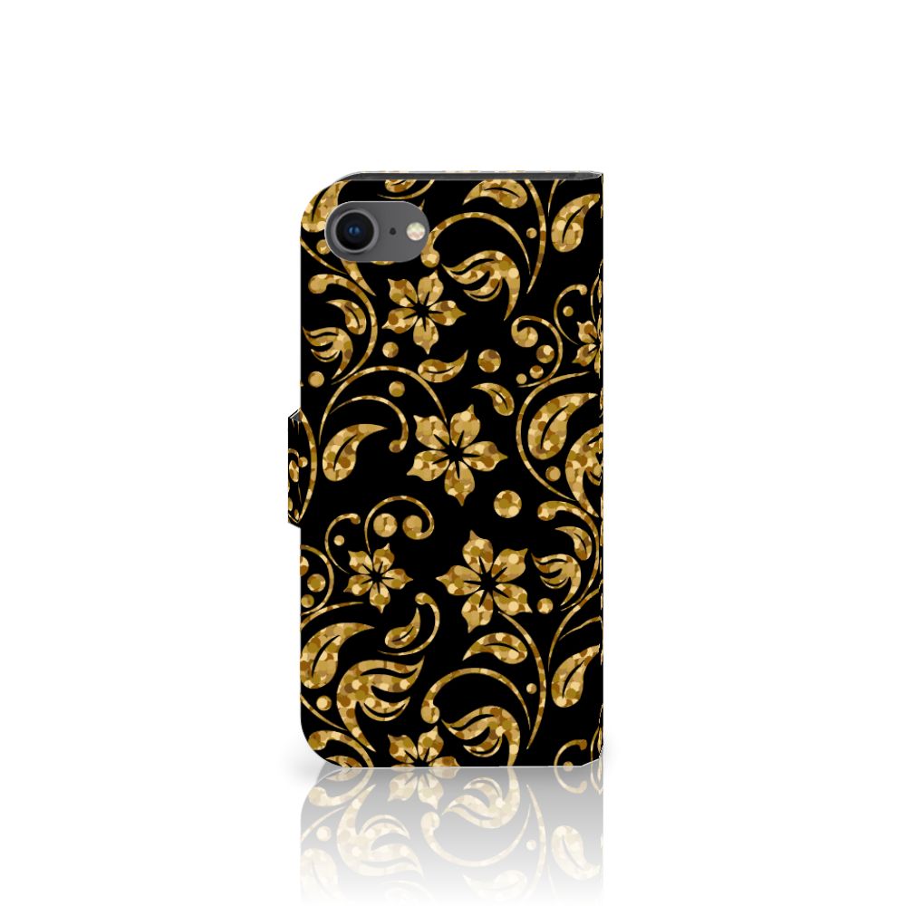 iPhone 7 | 8 | SE (2020) | SE (2022) Hoesje Gouden Bloemen