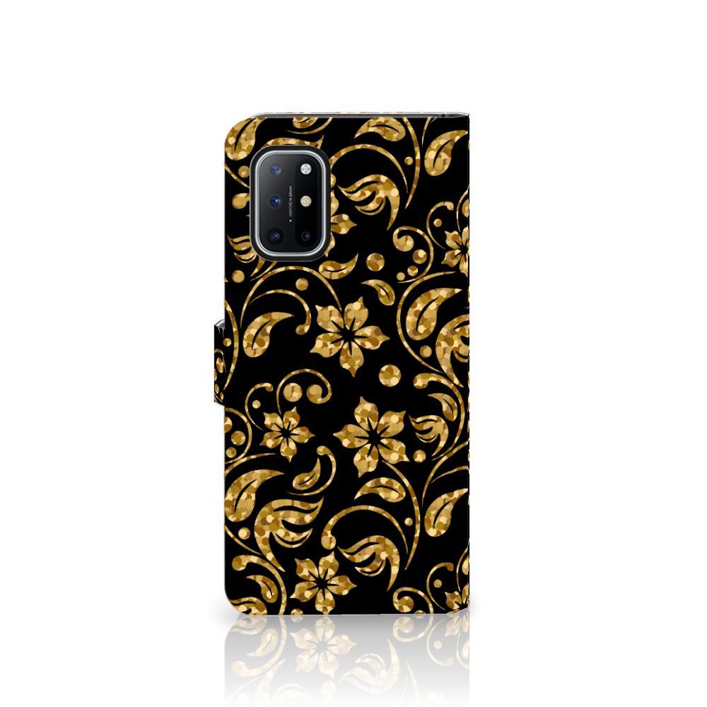 OnePlus 8T Hoesje Gouden Bloemen