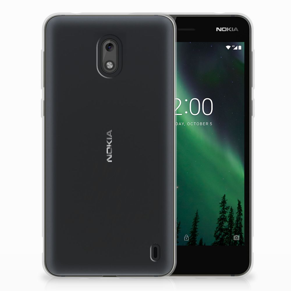 Nokia 2 Siliconen hoesje met naam Heart Smile