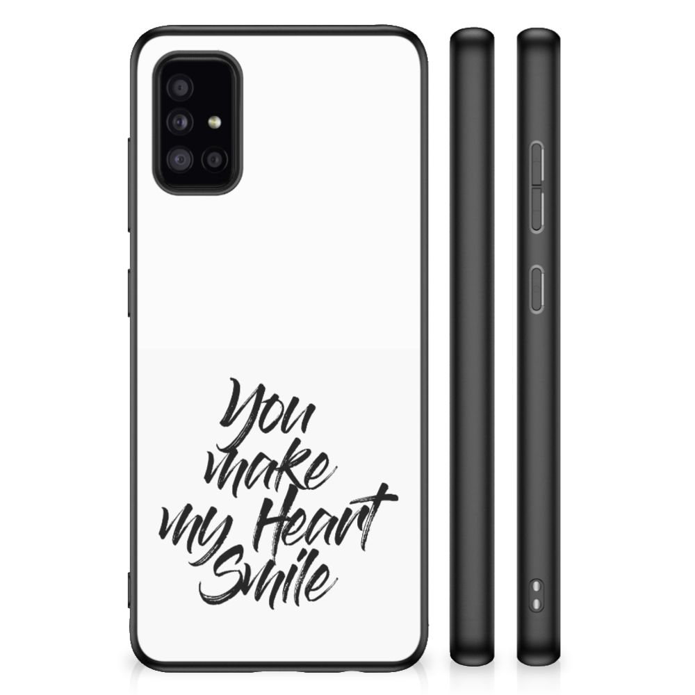 Samsung Galaxy A51 Hoesje met Quotes Heart Smile