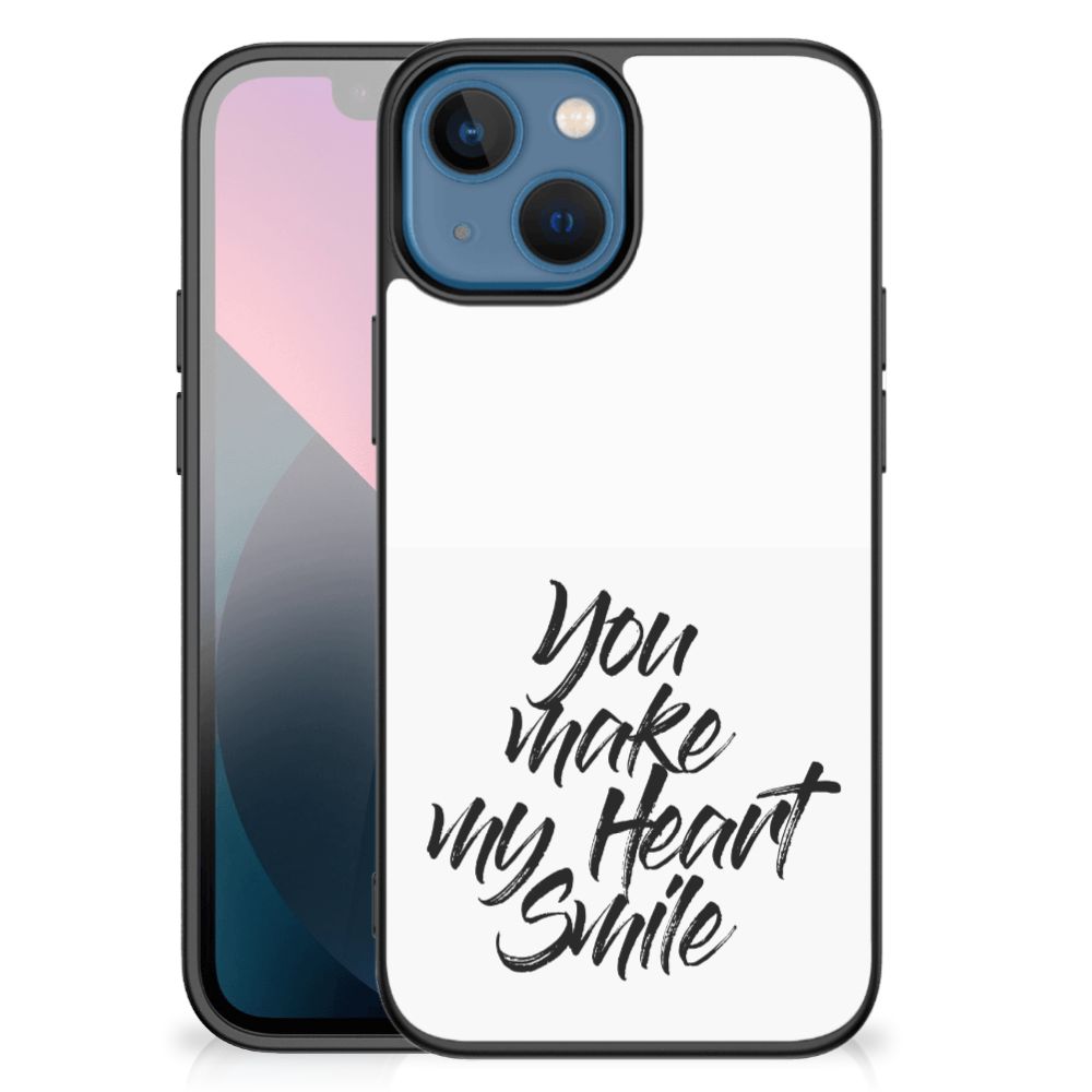 Apple iPhone 13 mini Telefoon Hoesje met tekst Heart Smile