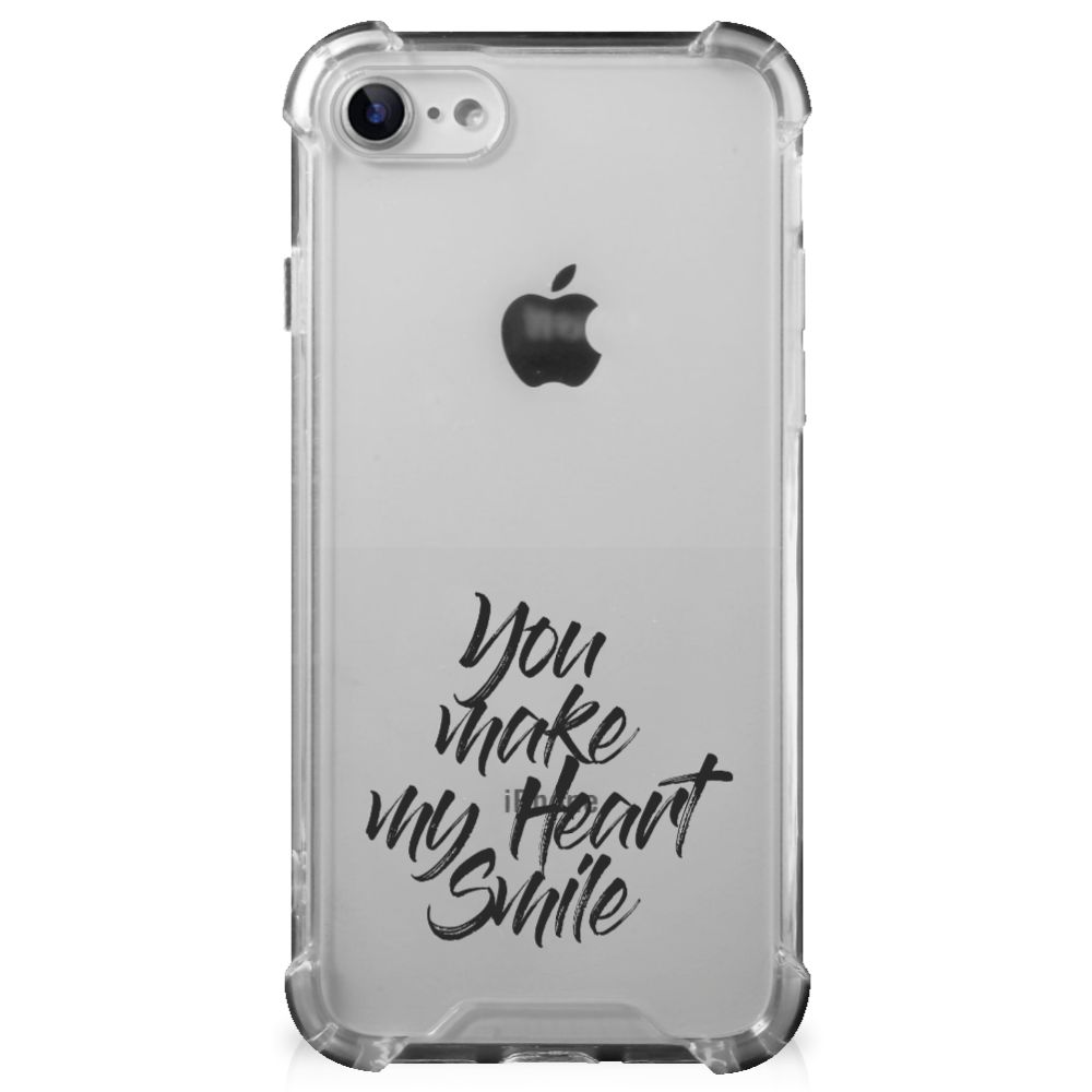 iPhone SE 2022/2020 | iPhone 8/7 Telefoonhoesje met tekst Heart Smile