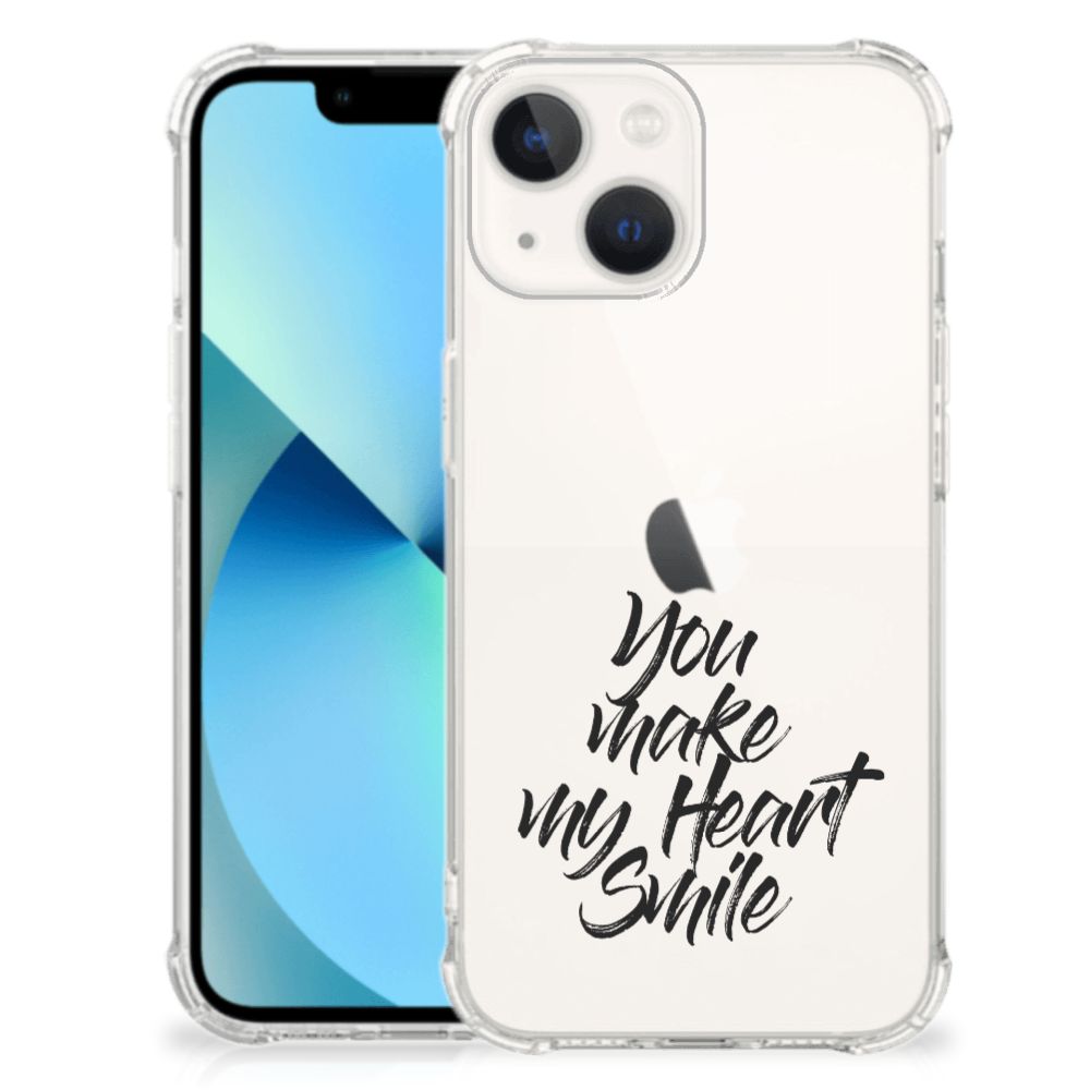 iPhone 13 mini Telefoonhoesje met tekst Heart Smile