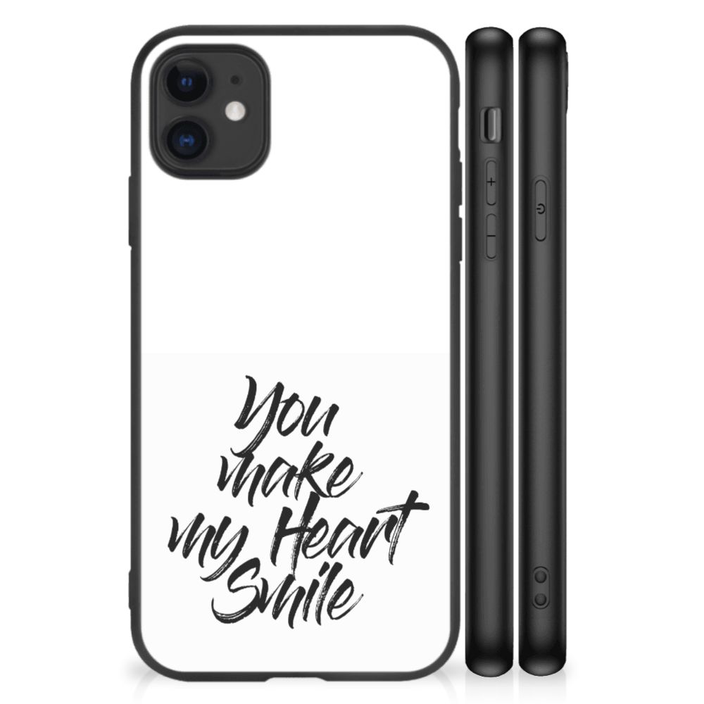 iPhone 11 Telefoon Hoesje met tekst Heart Smile