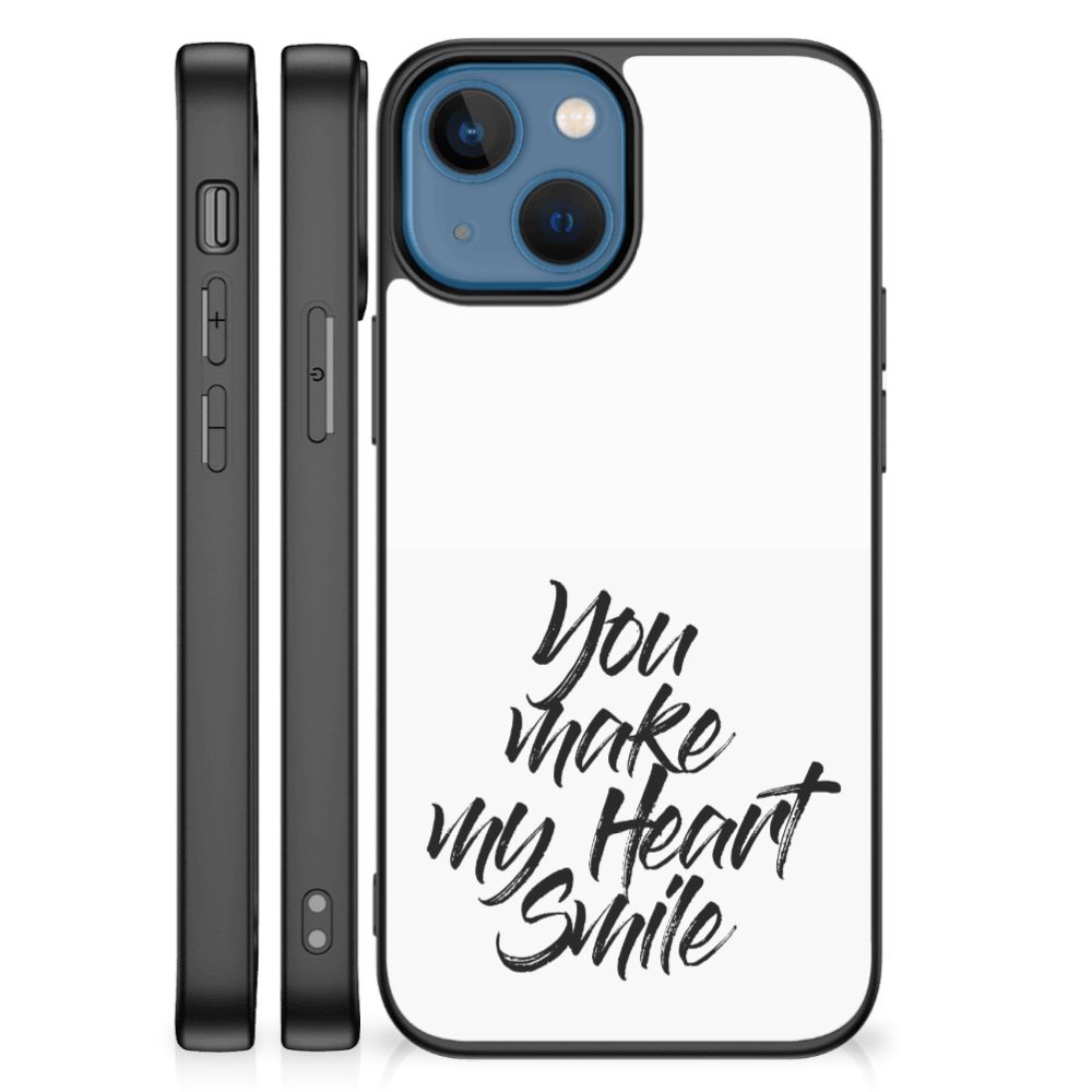 Apple iPhone 13 mini Telefoon Hoesje met tekst Heart Smile