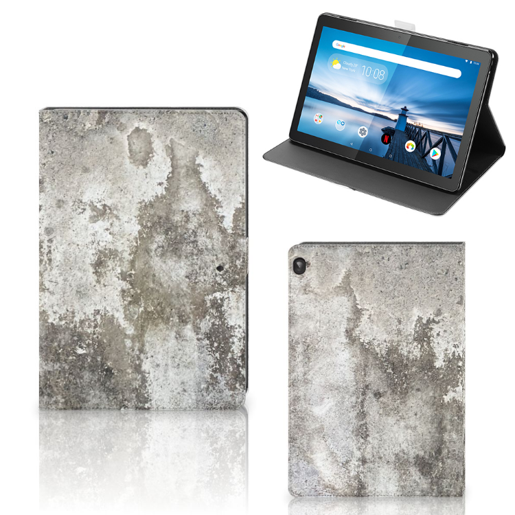 Lenovo Tablet M10 Leuk Tablet hoesje  Beton Print