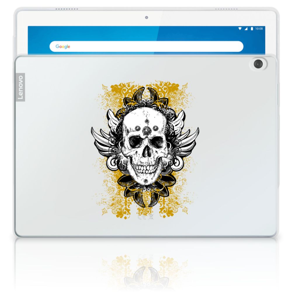 Tablet BackCover Lenovo Tab M10 Skull Goud