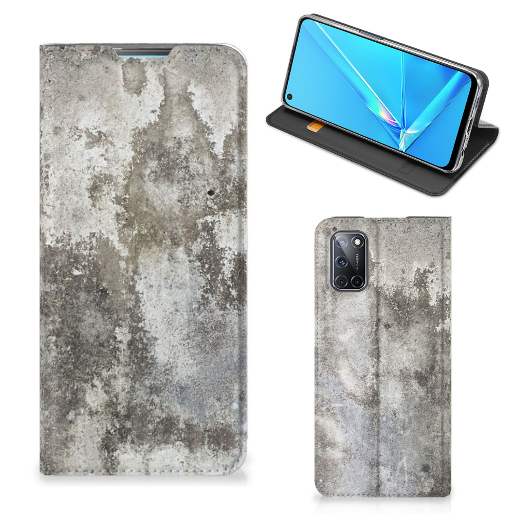 OPPO A52 | A72 Standcase Beton Print