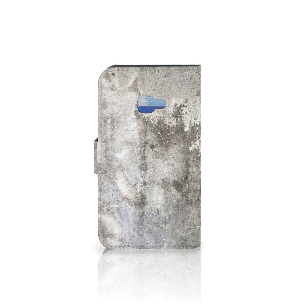 Samsung Galaxy Xcover 4 | Xcover 4s Bookcase Beton Print