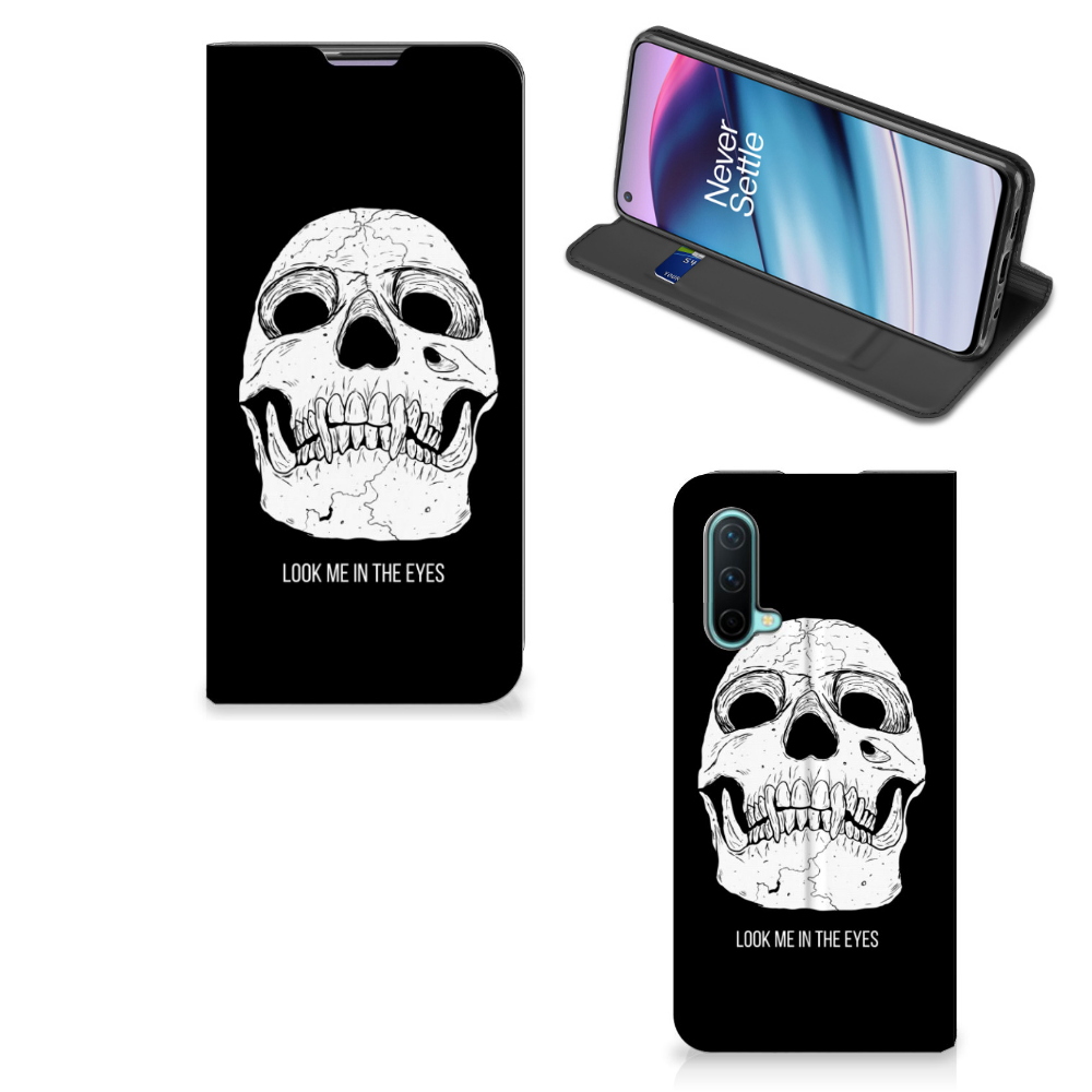 Mobiel BookCase OnePlus Nord CE 5G Skull Eyes