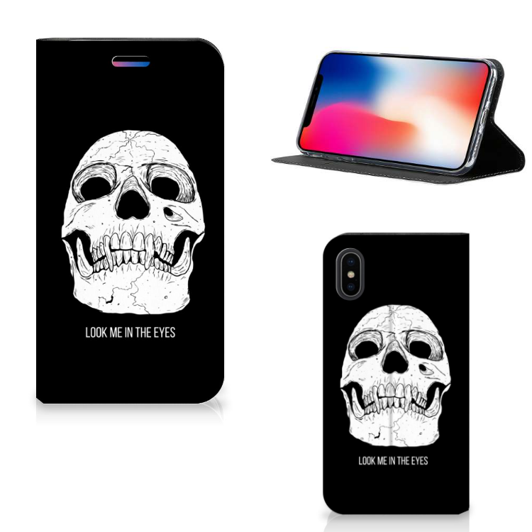 Mobiel BookCase Apple iPhone X | Xs Skull Eyes