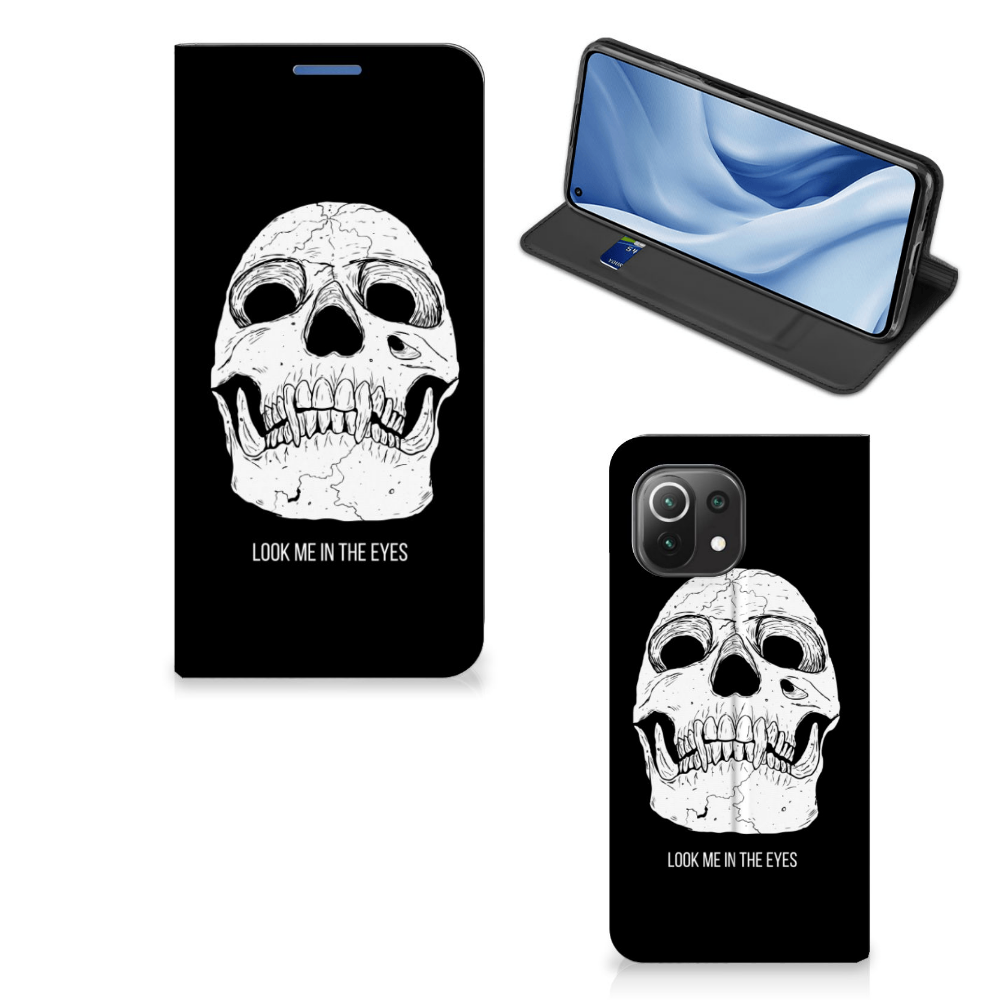 Mobiel BookCase Xiaomi 11 Lite NE 5G | Mi 11 Lite Skull Eyes