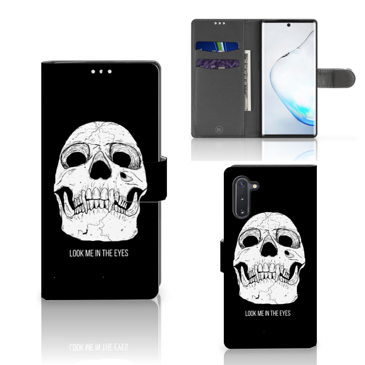 Telefoonhoesje met Naam Samsung Galaxy Note 10 Skull Eyes