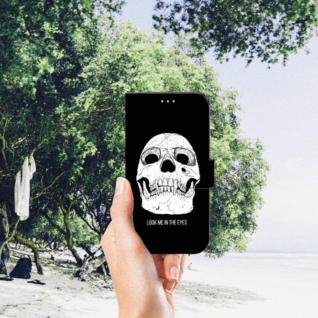 Telefoonhoesje met Naam Samsung Galaxy S23 Skull Eyes