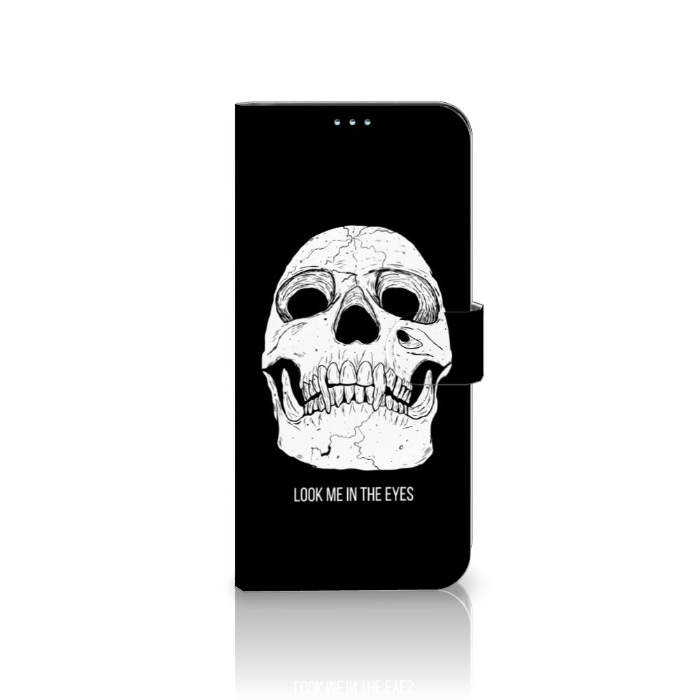 Telefoonhoesje met Naam Motorola Moto G9 Power Skull Eyes