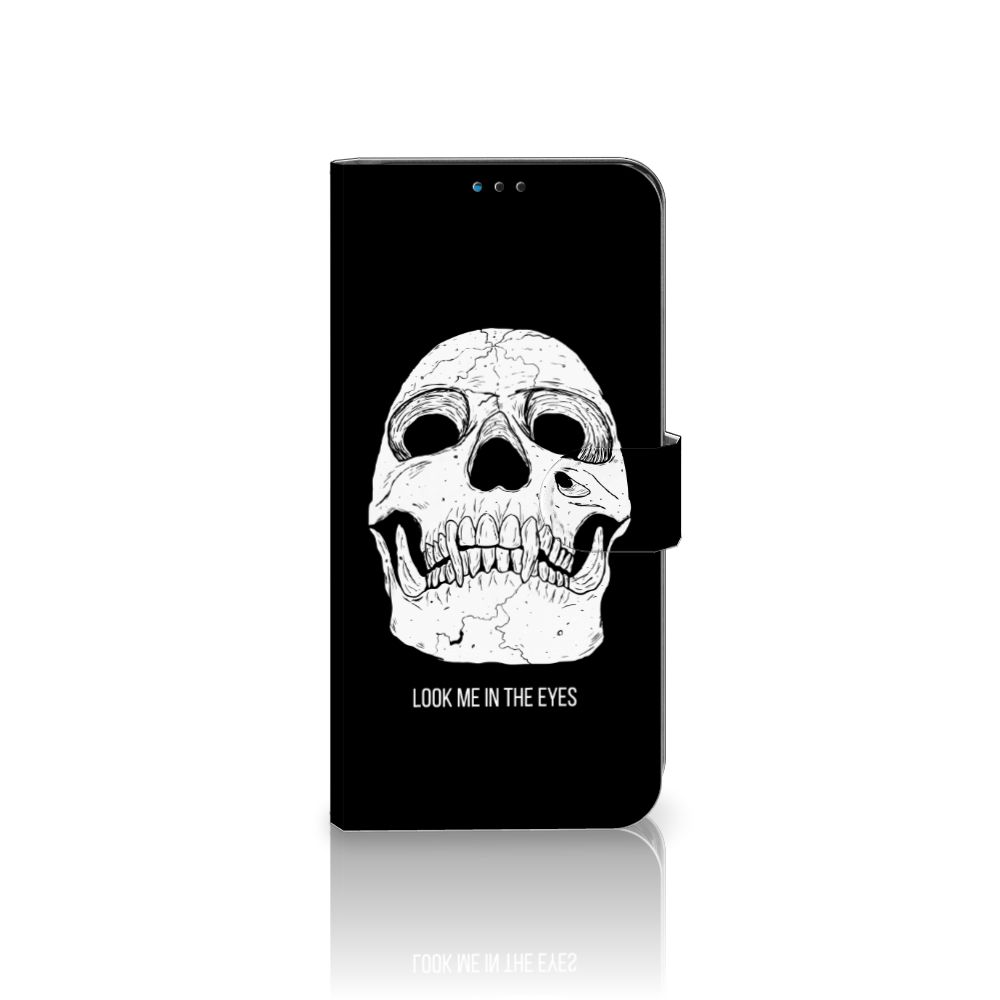Telefoonhoesje met Naam Motorola Moto G9 Play | E7 Plus Skull Eyes