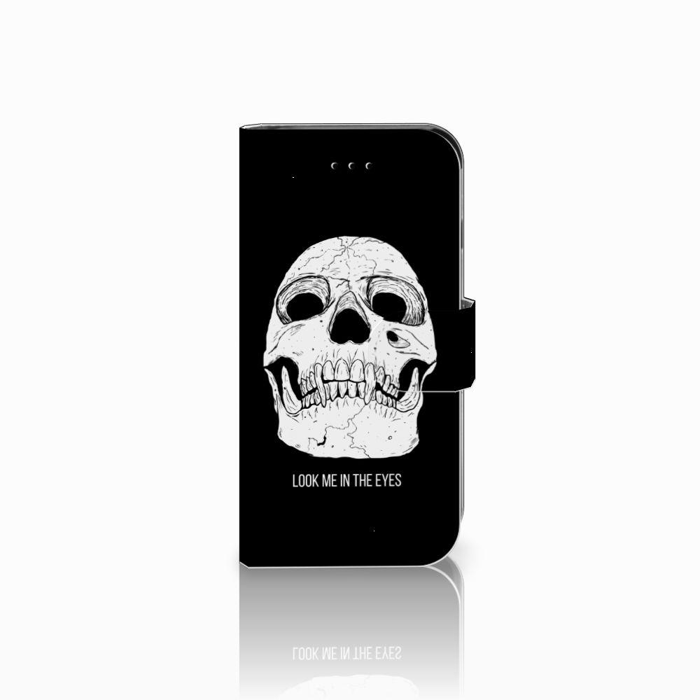 Telefoonhoesje met Naam Apple iPhone 6 | 6s Skull Eyes