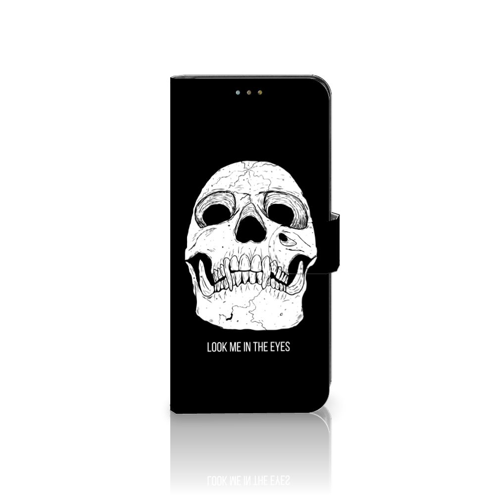 Telefoonhoesje met Naam Motorola Moto G52 | Moto G82 Skull Eyes